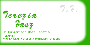 terezia hasz business card