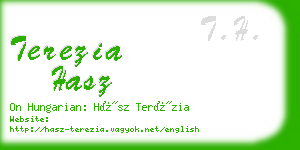 terezia hasz business card